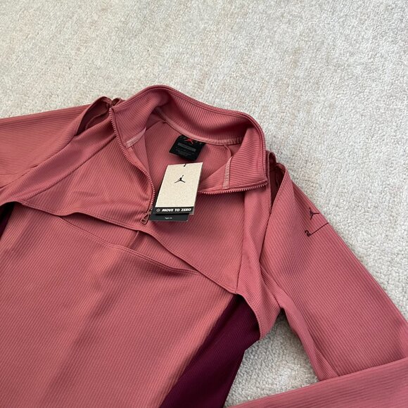 NWT Jordan 23 Engineered Zip Up Long Sleeve Active Shirt Top L - Picture 3 of 10